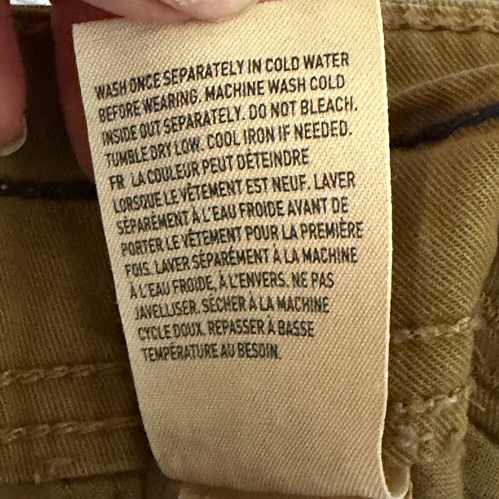 American Eagle Outfitters Shorts Next Level Flex Caramel Brown Cargo Khaki 36 - Picture 7 of 7